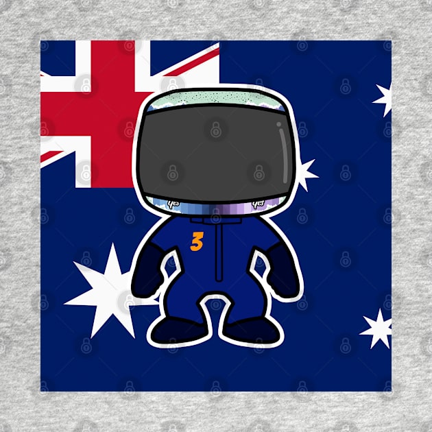 Daniel Ricciardo Custom Bobblehead - Flag Edition 2021 Season by GreazyL